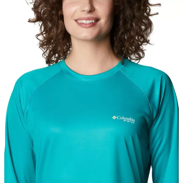 Columbia Women's Tidal Tee PFG Fish Flag Ls