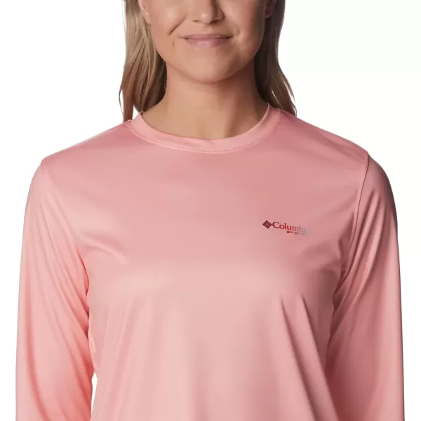 Columbia Women's Tidal Tee PFG Fish Flag Ls