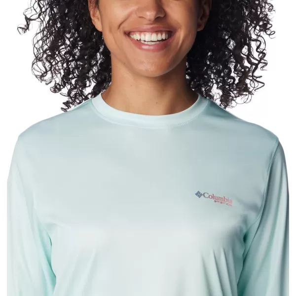 Columbia Women's Tidal Tee PFG Fish Flag Ls