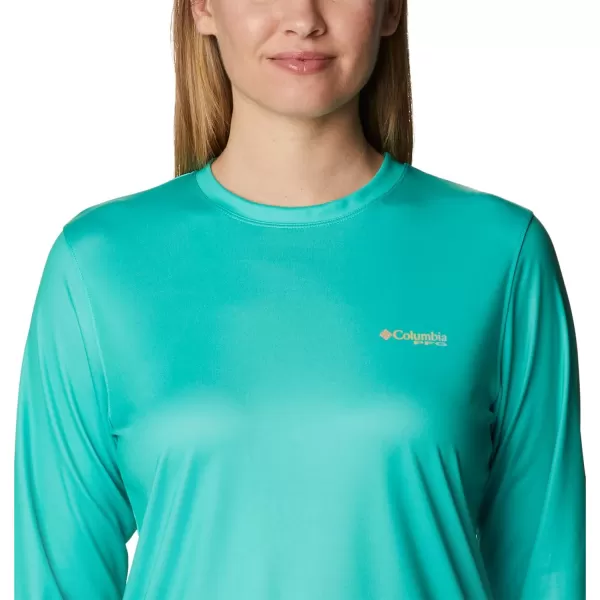 Columbia Women's Tidal Tee PFG Fish Flag Ls
