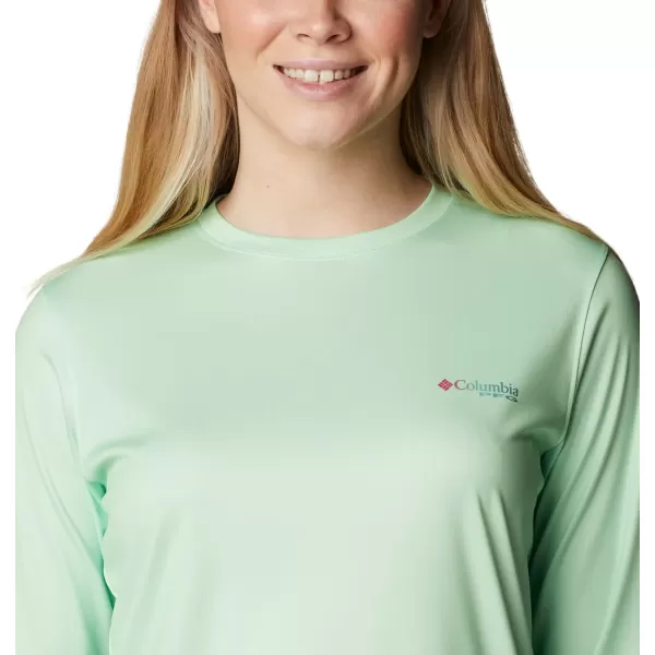 Columbia Women's Tidal Tee PFG Fish Flag Ls