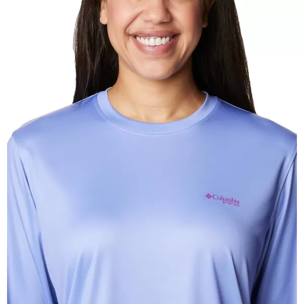 Columbia Women's Tidal Tee PFG Fish Flag Ls