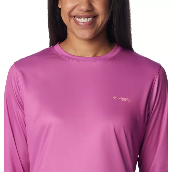 Columbia Women's Tidal Tee PFG Fish Flag Ls