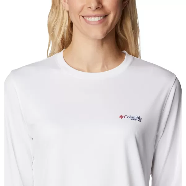 Columbia Women's Tidal Tee PFG Fish Flag Ls