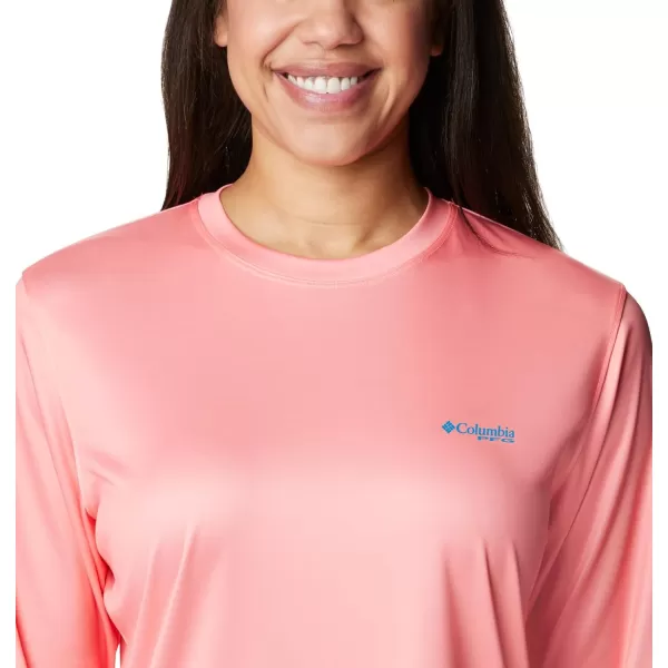 Columbia Women's Tidal Tee PFG Fish Flag Ls