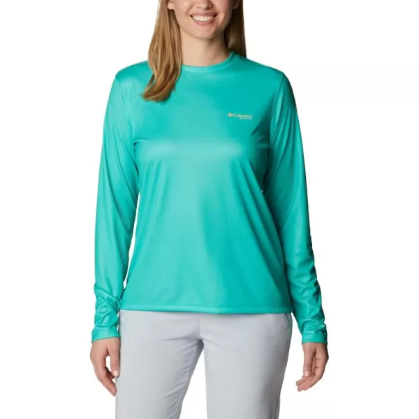 Columbia Women's Tidal Tee PFG Fish Flag Ls