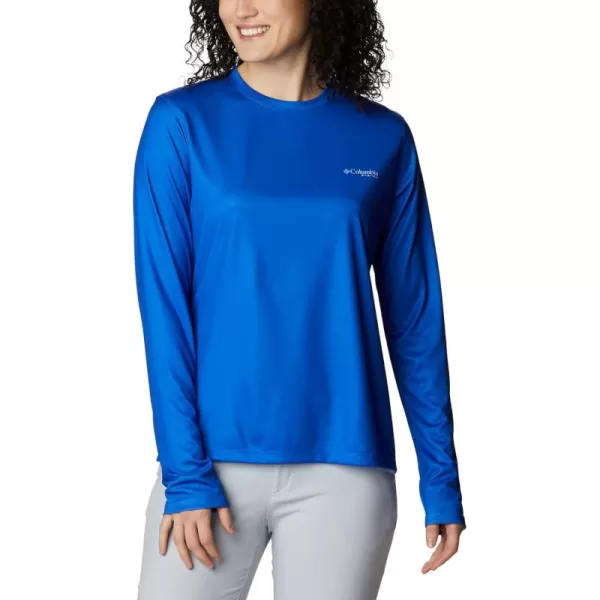 Columbia Women's Tidal Tee PFG Fish Flag Ls