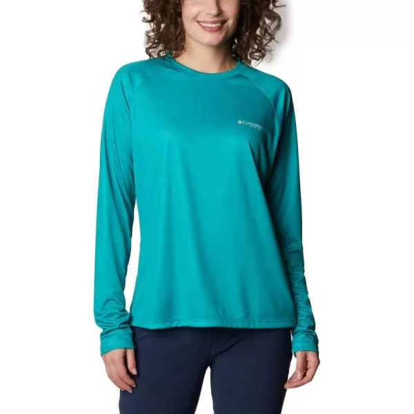 Columbia Women's Tidal Tee PFG Fish Flag Ls