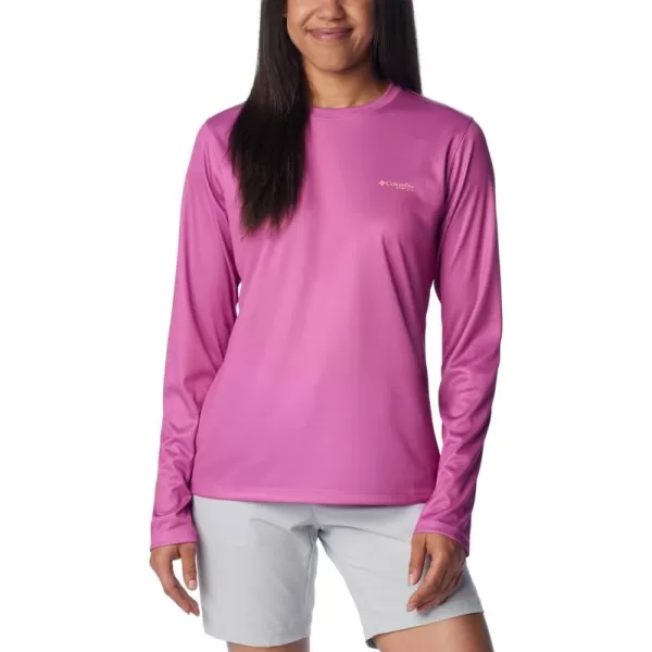 Columbia Women's Tidal Tee PFG Fish Flag Ls