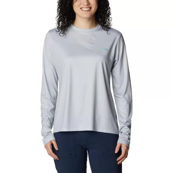 Columbia Women's Tidal Tee PFG Fish Flag Ls