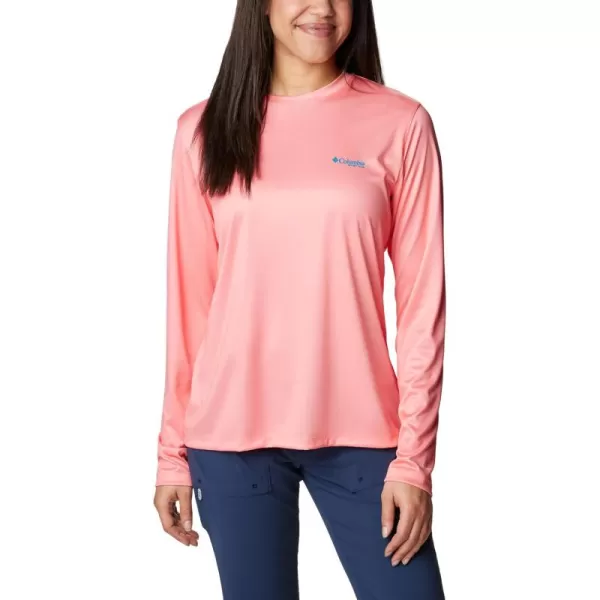 Columbia Women's Tidal Tee PFG Fish Flag Ls
