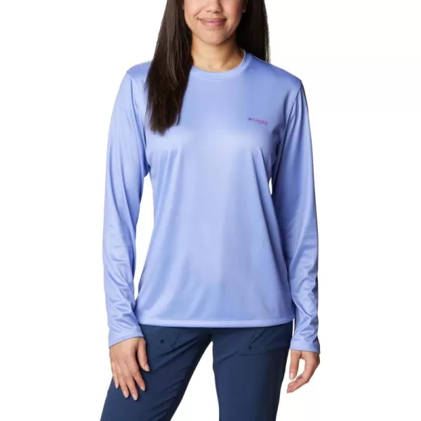 Columbia Women's Tidal Tee PFG Fish Flag Ls
