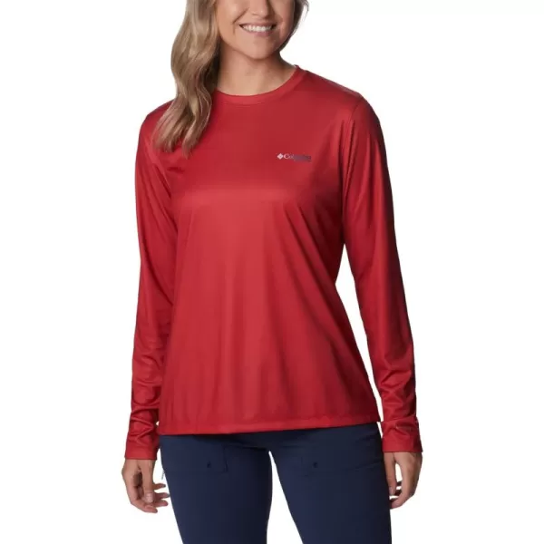 Columbia Women's Tidal Tee PFG Fish Flag Ls