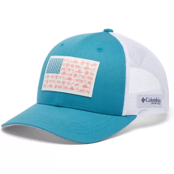 Columbia Women's PFG Fish Flag Snap Back