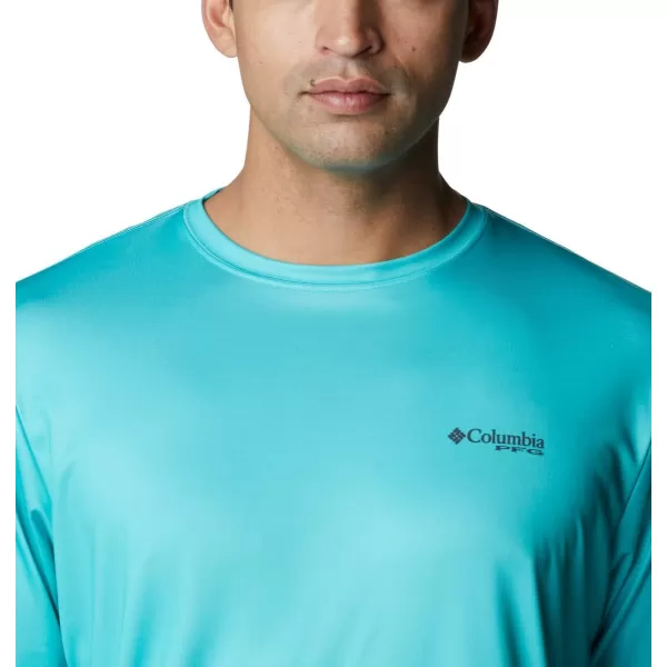 Columbia Men's PFG Terminal Tackle Fish Flag Long Sleeve Fishing Shirt