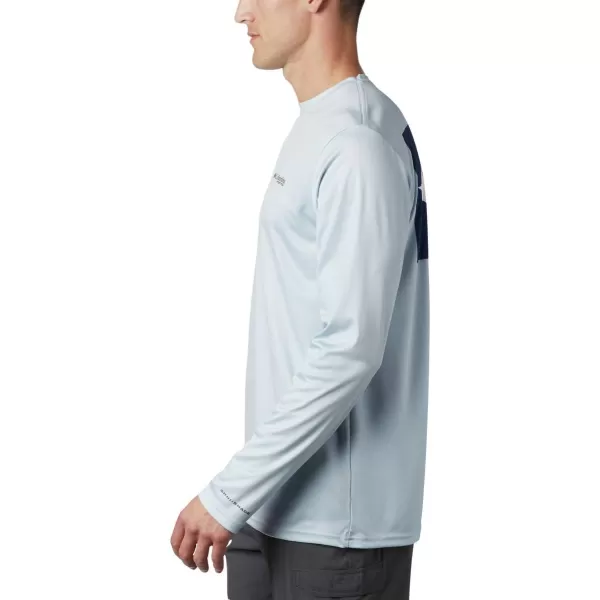 Columbia Men's PFG Terminal Tackle Fish Flag Long Sleeve Fishing Shirt
