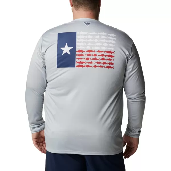 Columbia Men's PFG Terminal Tackle Fish Flag Long Sleeve Fishing Shirt
