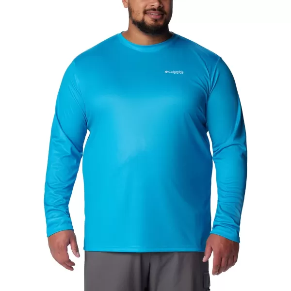 Columbia Men's PFG Terminal Tackle Fish Flag Long Sleeve Fishing Shirt