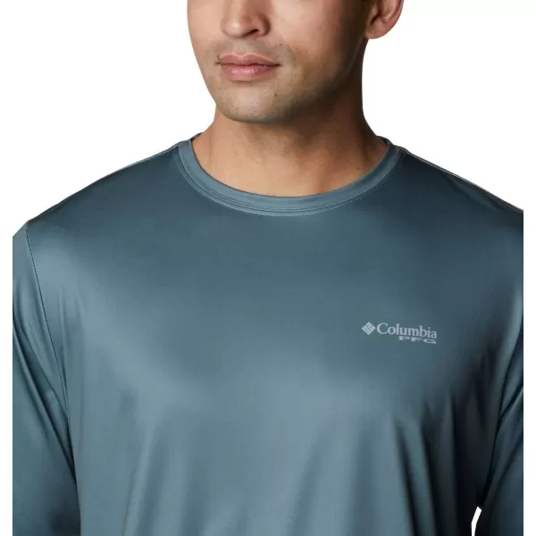 Columbia Men's PFG Terminal Tackle Fish Flag Long Sleeve Fishing Shirt