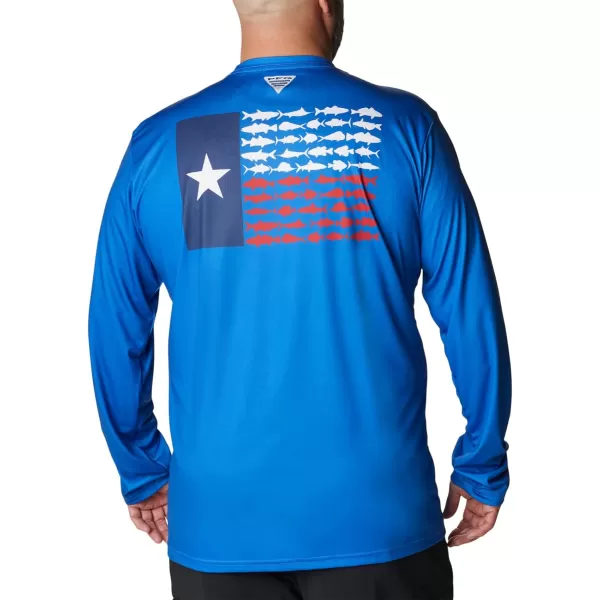 Columbia Men's PFG Terminal Tackle Fish Flag Long Sleeve Fishing Shirt