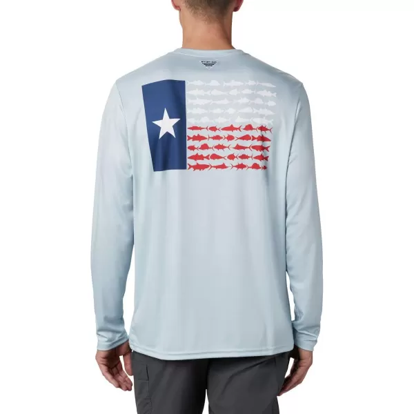 Columbia Men's PFG Terminal Tackle Fish Flag Long Sleeve Fishing Shirt