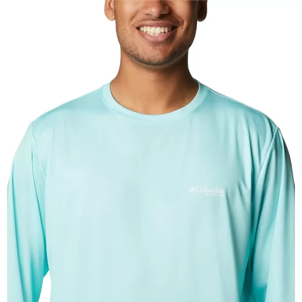 Columbia Men's PFG Terminal Tackle Fish Flag Long Sleeve Fishing Shirt