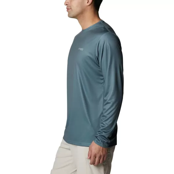 Columbia Men's PFG Terminal Tackle Fish Flag Long Sleeve Fishing Shirt