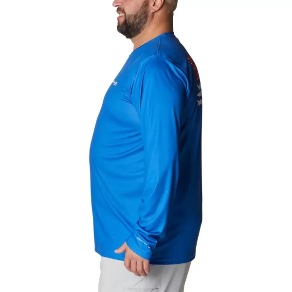 Columbia Men's PFG Terminal Tackle Fish Flag Long Sleeve Fishing Shirt
