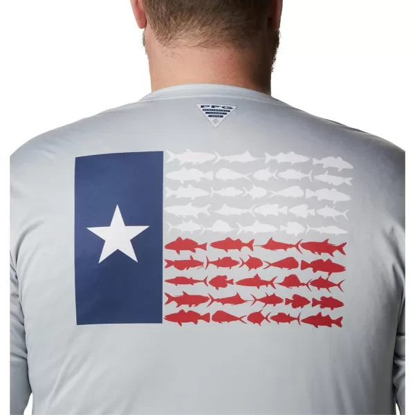 Columbia Men's PFG Terminal Tackle Fish Flag Long Sleeve Fishing Shirt