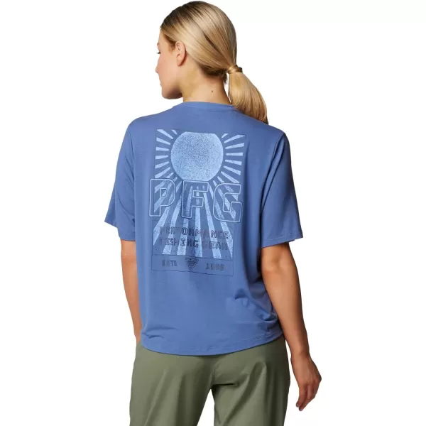 Columbia Women's Standard PFG Uncharted Tech Tee Short Sleeve