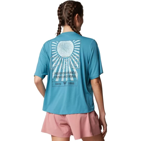 Columbia Women's Standard PFG Uncharted Tech Tee Short Sleeve