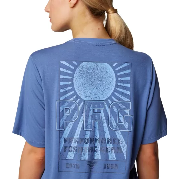 Columbia Women's Standard PFG Uncharted Tech Tee Short Sleeve