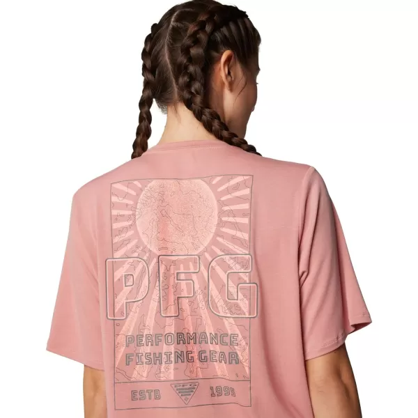 Columbia Women's Standard PFG Uncharted Tech Tee Short Sleeve