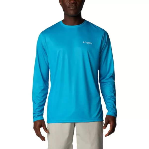 Columbia Men's PFG Terminal Tackle Fish Flag Long Sleeve Fishing Shirt