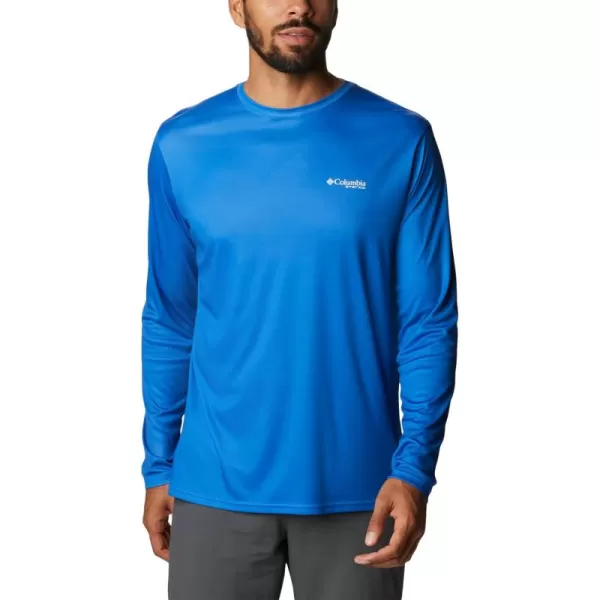 Columbia Men's PFG Terminal Tackle Fish Flag Long Sleeve Fishing Shirt