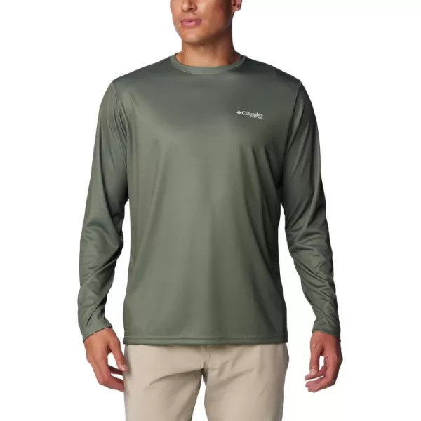 Columbia Men's PFG Terminal Tackle Fish Flag Long Sleeve Fishing Shirt