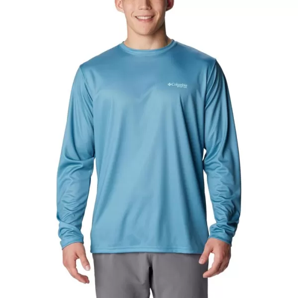 Columbia Men's PFG Terminal Tackle Fish Flag Long Sleeve Fishing Shirt