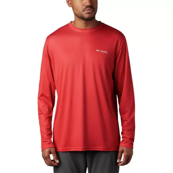 Columbia Men's PFG Terminal Tackle Fish Flag Long Sleeve Fishing Shirt