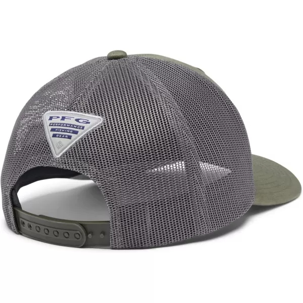 Columbia Men's PFG Fish Flag Mesh Ball Cap-High