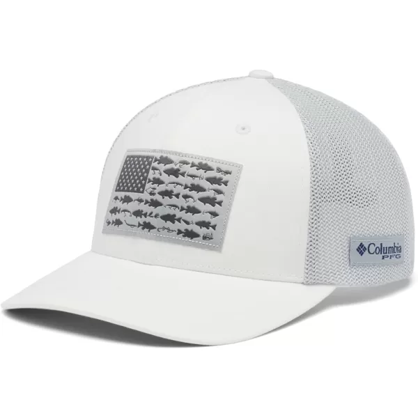 Columbia Men's PFG Fish Flag Mesh Ball Cap-High