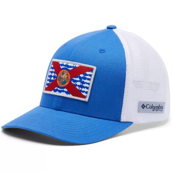 Columbia Men's PFG Fish Flag Mesh Ball Cap-High