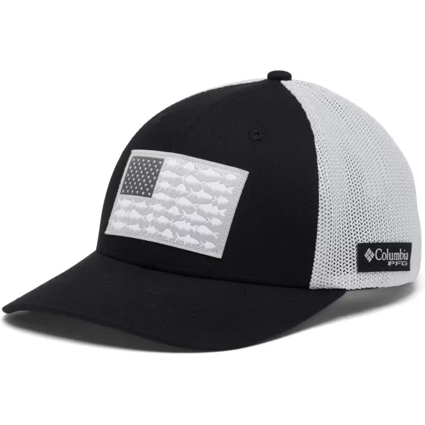Columbia Men's PFG Fish Flag Mesh Ball Cap-High