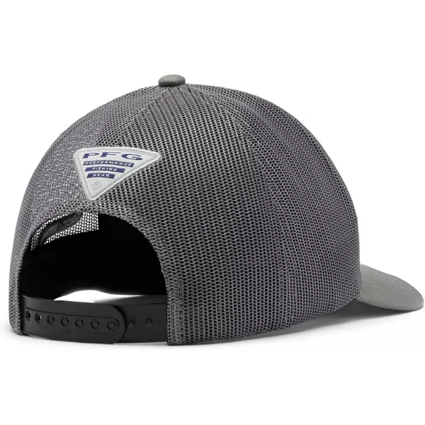 Columbia Men's PFG Fish Flag Mesh Ball Cap-High