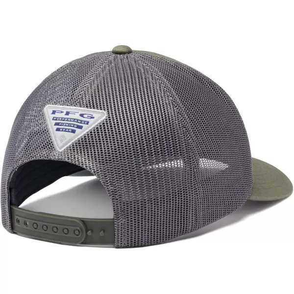 Columbia Men's PFG Fish Flag Mesh Ball Cap-High