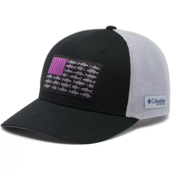 Columbia Men's PFG Fish Flag Mesh Ball Cap-High