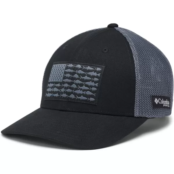 Columbia Men's PFG Fish Flag Mesh Ball Cap-High