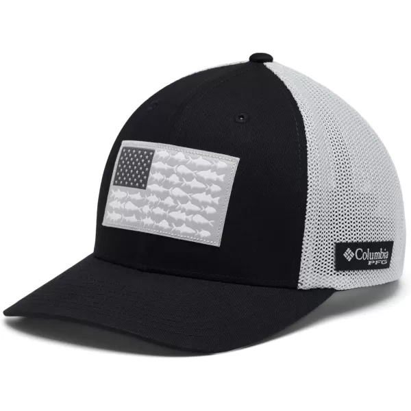 Columbia Men's PFG Fish Flag Mesh Ball Cap-High