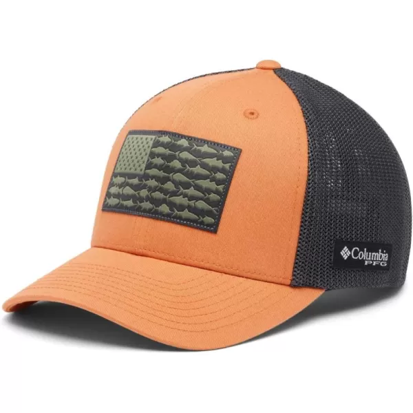 Columbia Men's PFG Fish Flag Mesh Ball Cap-High
