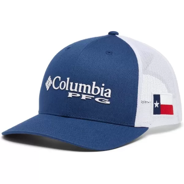 Columbia Men's PFG Fish Flag Mesh Ball Cap-High