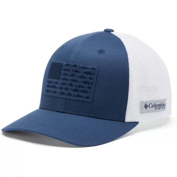 Columbia Men's PFG Fish Flag Mesh Ball Cap-High